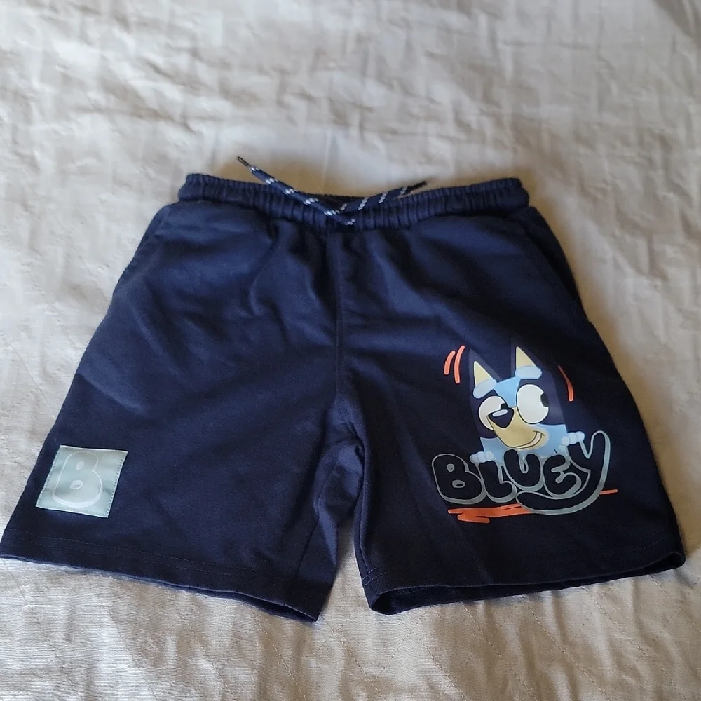 Bluey Kids' T-Shirt and Shorts Set, Blue And Navy